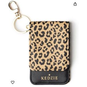 Kedzie Essentials Only ID Badge Holder Vegan Leather